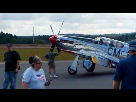 P-51 Mustang: Start-up, Takeoff, Fly-by, Landing, Shut down