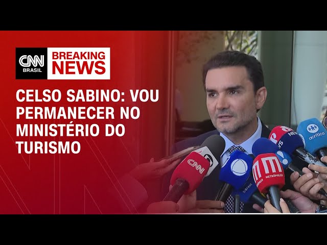 Celso Sabino confirma permanência no governo Lula | LIVE CNN