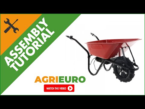 GeoTech CAR 150A Electric Wheelbarrow with Traktor wheels - 24 V - Assembly tutorial