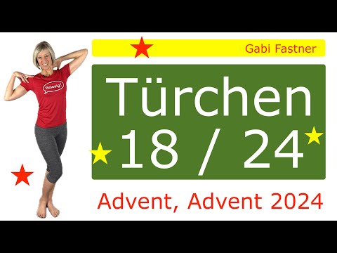 Tür 18/24 🌟 15 min. Kiefer, Nacken und Schultergürtel bewegt & entspannt | ohne Geräte, im Stehen