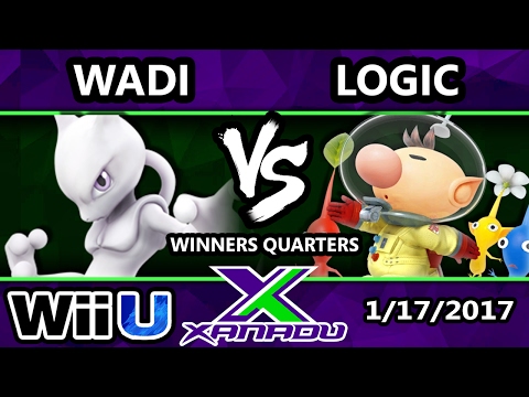S@X 185 - Wadi (Mewtwo) Vs. InC VGBC | Logic (Diddy Kong, Olimar) - SSB4 Winners Quarters - Smash 4