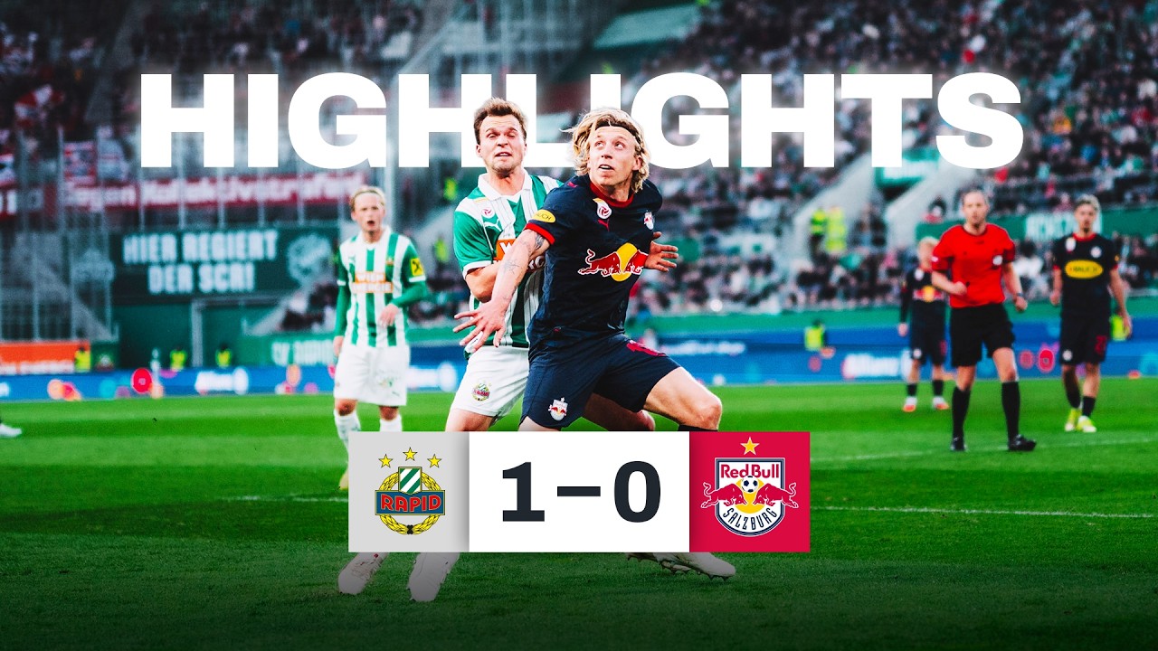 SK Rapid Wien vs Red Bull Salzburg Highlights