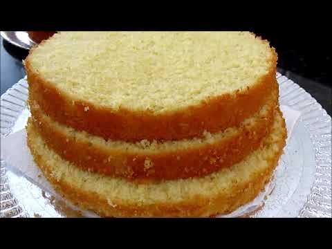 MASSA PRA DOIS BOLOS DE  20x10 CM/ BOLO FÁCIL DE FAZER/ MASSA PROFISSIONAL DE 8 OVOS!