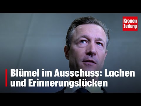 Blümel im Ausschuss: Lachen und Erinnerungslücken | krone.tv NEWS