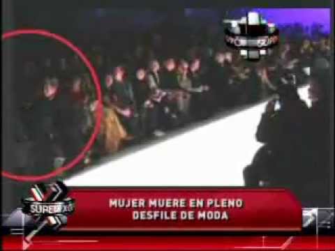 SuperXclusivo - Muere Zelda Kaplan en pleno desfile de moda...