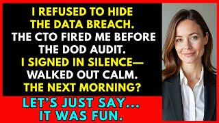 Fired for Refusing to Hide a Data Breach Before the DOD Audit — What Happened the Next Morning...