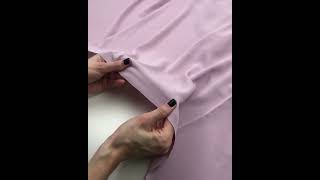 8065-75 Искусственный шёлк матовый цвет Лавандовый 130 гр/м2, 150 см на YouTube