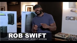 Video thumbnail for DJ Rob Swift Unboxes the Bose F1 System | Scratch DJ Academy by Bose Professional
