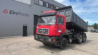 MAN 32.372 (13T AXLES / LAMES / GRAND PONT / BIG AXLE / 6 CYLINDER / dump truck | Image 4 - Autoline