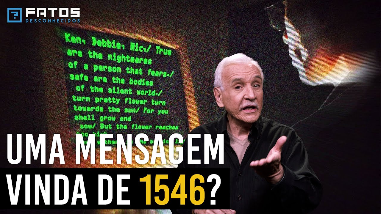 Mensagem misteriosa em computador pode provar viagem no tempo