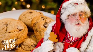 Santa Tries The Most Iconic Christmas Cookies | Delish