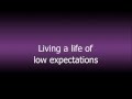 Low Expectations - Anti Flag (lyrics) 