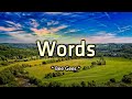Words KARAOKE VERSION As Popularized By Bee Gees