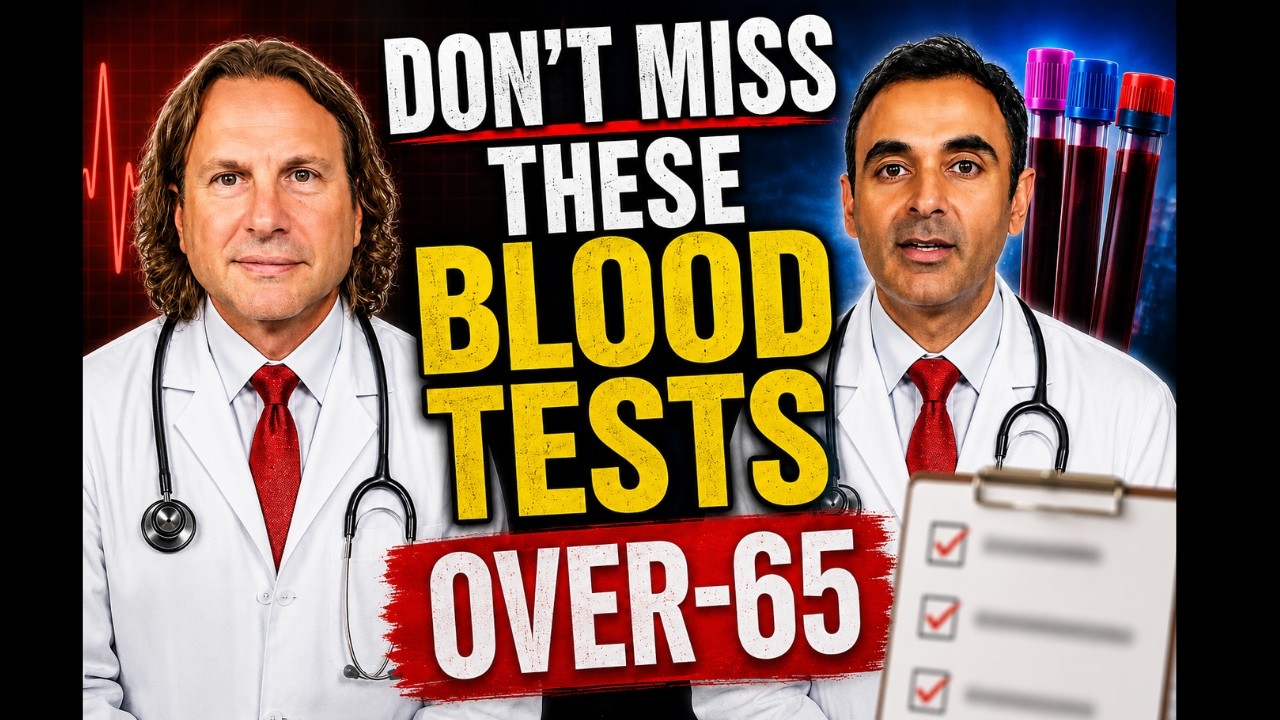 If You're OVER-65: 10 BLOOD TESTS You Should Know About