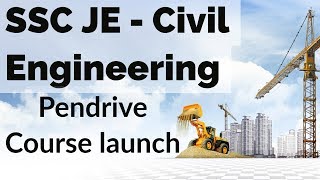 SSC JE - Civil Engineering 2018 Pendrive Course launch