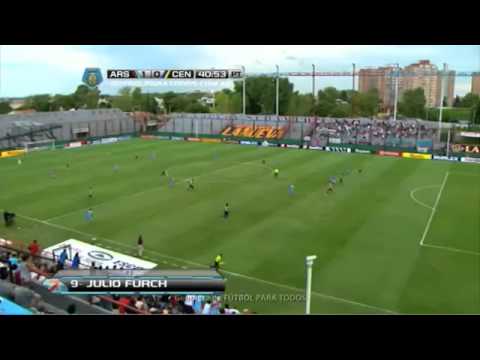 Gol de Furch Arsenal 1 Rosario Central 0 Fecha 8 Torneo Final 2014 Fútbol Para Todos