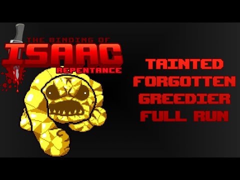 The Binding of Isaac: Repentance - Tainted Forgotten - Greedier (FULL RUN)