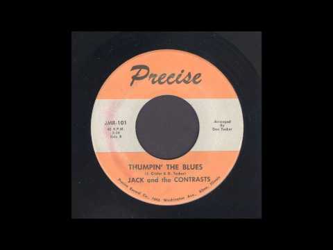 Jack & The Contrasts - Thumpin' The Blues - Rocakbilly 45