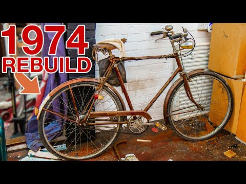 Restoring a 51 Year old Raleigh! Full rebuild process!
