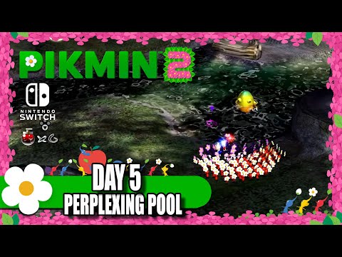 Pikmin 2 - Nintendo Switch Gameplay - Day 5 Perplexing Pool