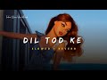 Dil Tod Ke - B Praak Song | Slowed And Reverb Lofi Mix