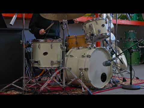 Sakae Almighty Birch Vintage White Drum Set image 25
