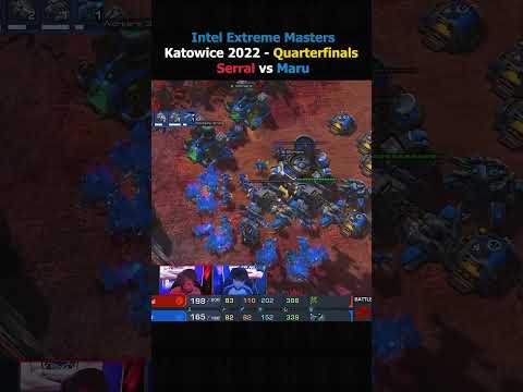 Battlecruiser Harassment Serral vs Maru IEM Katowice 2022 #shorts #starcraft2 #starcraft