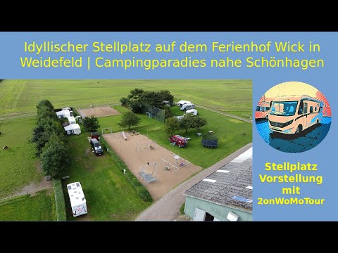 Idyllischer Stellplatz auf dem Ferienhof Wick in Weidefeld | Campingparadies nahe Schönhagen
