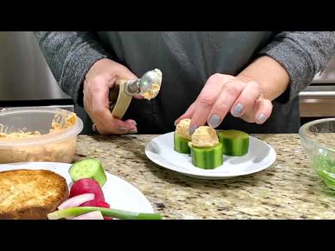 Serve KÖRÖZÖTT as an appetizer. Hungarian style cream cheese.