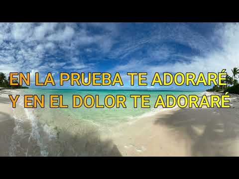 Karaoke pista con letra te adorare / me empujaron con violencia