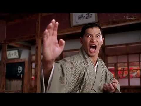 Fist of Legend (1994) - Jet Li (Chen Zhen) challenge Akutagawa in Dojo