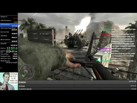WaW - Solo Coop World Record 58:14.35