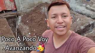 Asi Vamos Con la Construccion de La Casa🥳 Kelvin Esta Muy Feliz Por Este Avanze