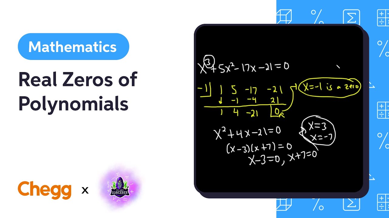 Real Zeros of Polynomials Ft. The Math Sorcerer