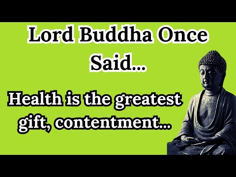 Lord Buddha Once Said - Quotes for Life | 10 Seconds Wisdom