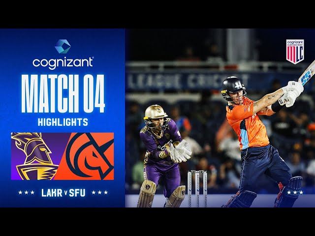 Cognizant Major League Cricket Game 4 Highlights | LA Knight Riders vs. San Fransico Unicorns