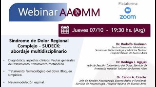 Webinar AAOMM: Síndrome de Dolor Regional Complejo - SUDECK