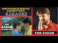 Har Kasam Se Badi Hai Kasam Baaghi Movie Original Crystal Clear Karaoke With Scrolling Lyrics