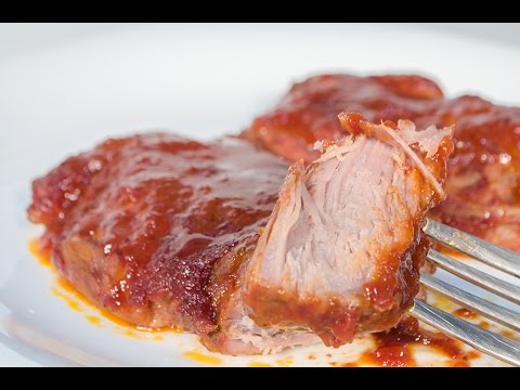 Cerdo con salsa BBQ al Horno - Como Hacer Receta Fácil