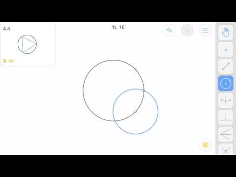 Euclidea 4.4 (Delta 4) Solution walkthrough