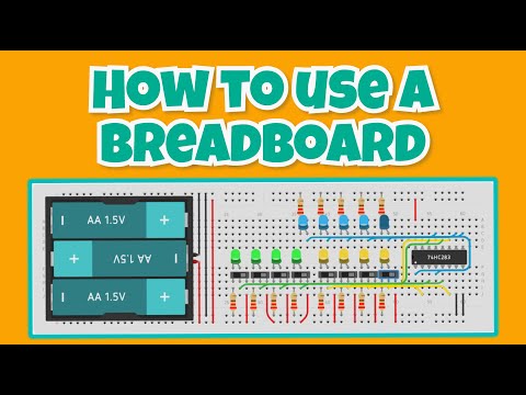 How to Use a Breadboard: breadboard step by step tutorial