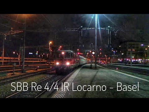 SBB Re 4/4 IR Locarno - Basel Einfahrt Luzern