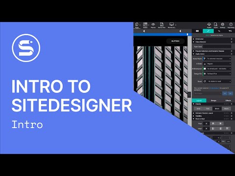 Thumbnail for "Intro to Site Designer"