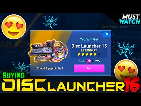 DISC LAUNCHER 16 UNLOCKED!! 🔓😍 || MECH ARENA || HRG ||