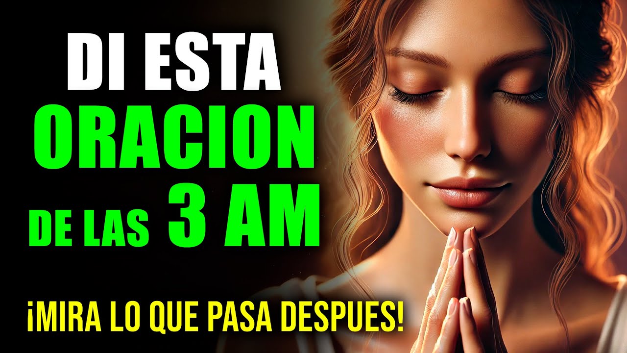Cómo ORAR cuando te Despiertas a las 3 de la mañana | Poderosa Oración Matutina