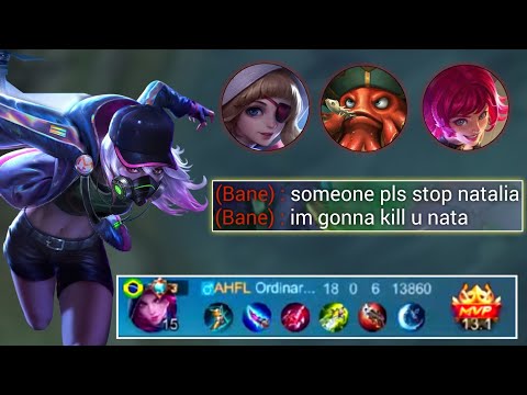 Natalia Exp Lane? No Problem. Natalia Can Still Carry | Top Global Natalia Gameplay - MLBB