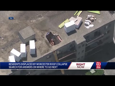 Residents seeking financial support after apartment building roof collapse