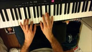 Groove Coverage - Moonlight shadow piano cover tutorial slow version