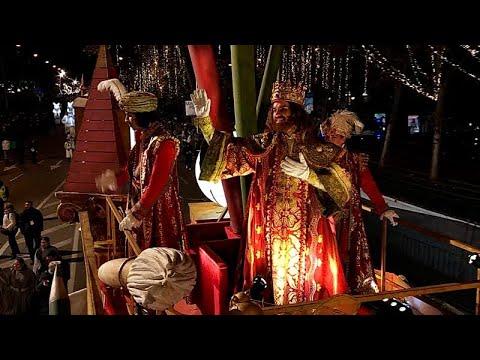 Video Thumbnail: Thousands celebrate Madrid's 2026 Three Kings Parade