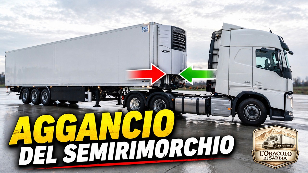 Come agganciare il semirimorchio